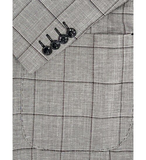 SUIT SARTORIA SİYAH KETEN TAKIM ELBİSE 2616
