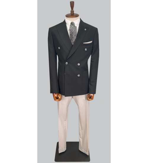 SUIT SARTORIA SİYAH KRUVAZE TAKIM ELBİSE 2606