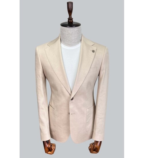 SUIT SARTORIA BEIGE LINEN JACKET 4353