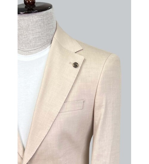 SUIT SARTORIA BEIGE LINEN JACKET 4353