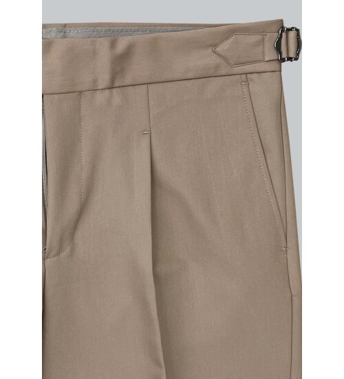 SUIT SARTORIA A.KAHVERENGİ TEK PİLELİ PANTOLON 1125