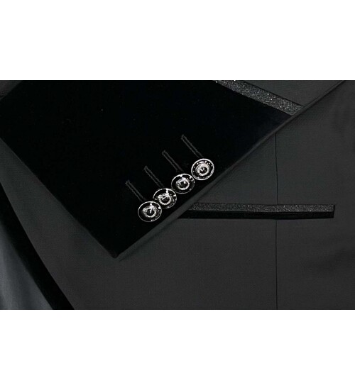 SUIT SARTORIA BLACK TUXEDO 5597