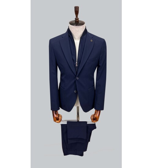 SUIT SARTORIA NAVY BLUE PERFORMANCE SUIT 2575