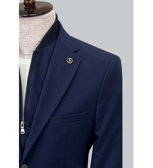 SUIT SARTORIA NAVY BLUE PERFORMANCE SUIT 2575