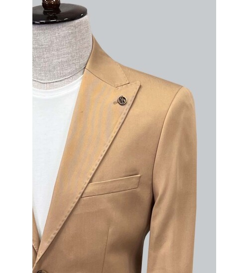 SUIT SARTORIA LIGHT BROWN SUIT 2591