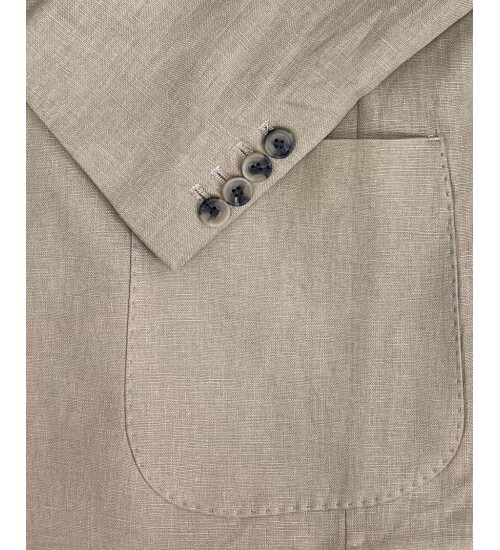 SUIT SARTORIA KAHVERENGİ KETEN TAKIM ELBİSE 2584