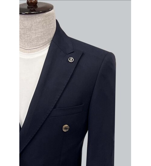 SUIT SARTORIA NAVY BLUE SUIT 2592