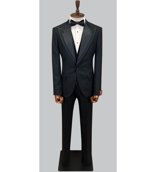 SUIT SARTORIA BLACK TUXEDO 5594