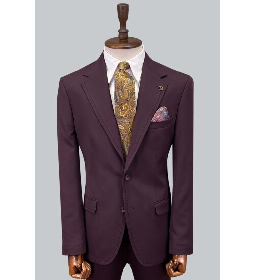SUIT SARTORIA BORDO TAKIM ELBİSE 2596