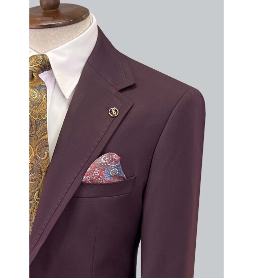 SUIT SARTORIA BORDO TAKIM ELBİSE 2596