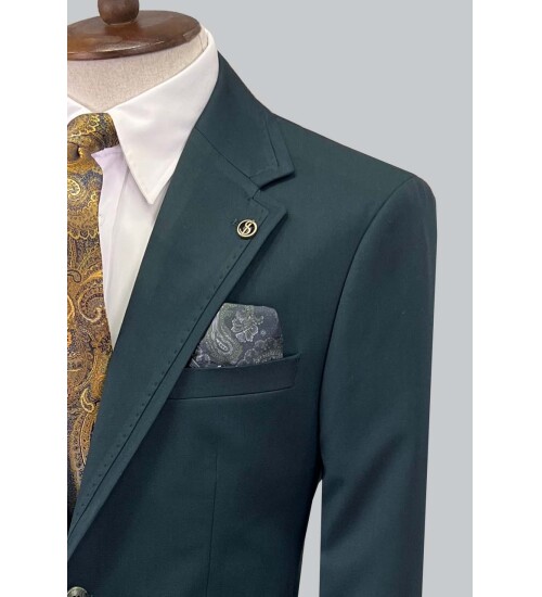 SUIT SARTORIA GREEN SUIT 2596