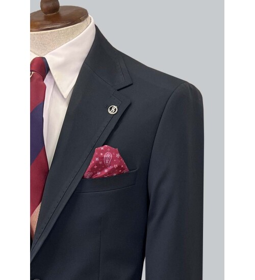 SUIT SARTORIA NAVY BLUE SUIT 2596