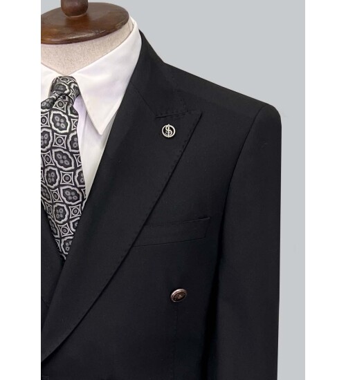 SUIT SARTORIA BLACK SUIT 2609
