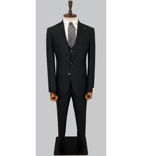 SUIT SARTORIA BLACK SUIT 2610