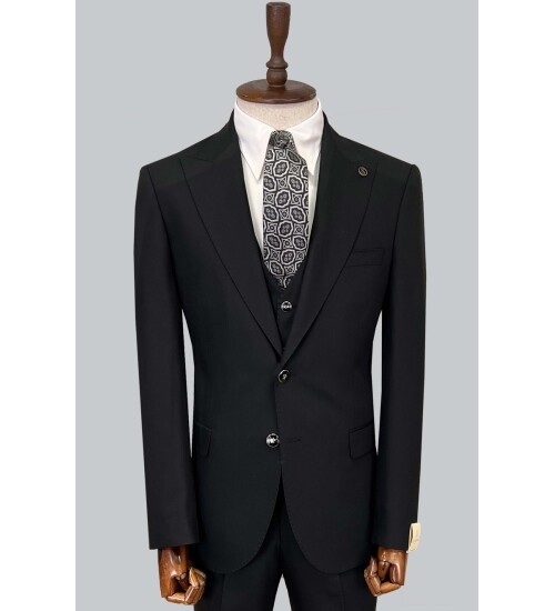 SUIT SARTORIA BLACK SUIT 2610