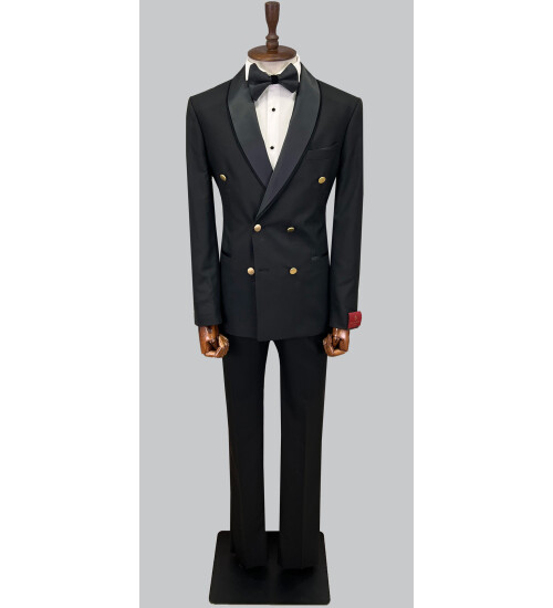 SUIT SARTORIA BLACK TUXEDO 5591