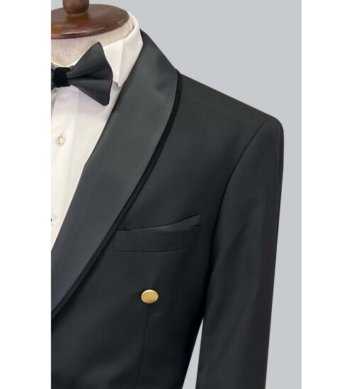 SUIT SARTORIA BLACK TUXEDO 5591