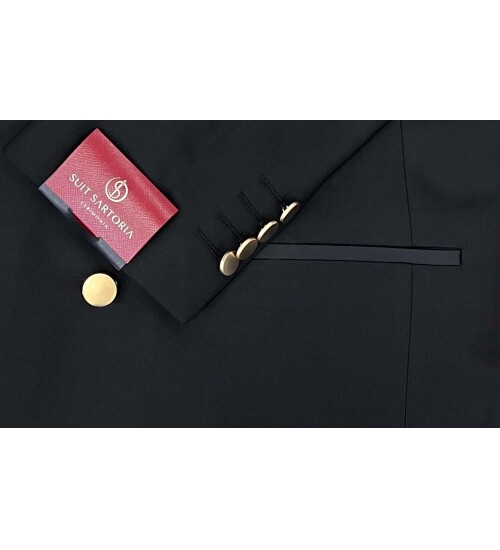 SUIT SARTORIA BLACK TUXEDO 5591