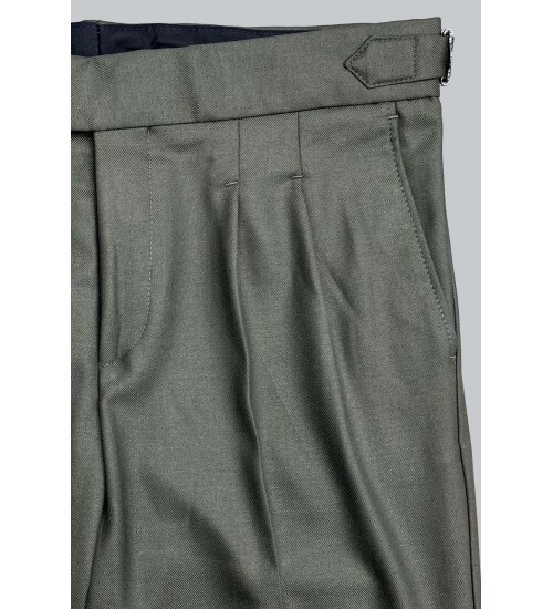 SUIT SARTORIA ÇİFT PİLE HAKİ PANTOLON 1121
