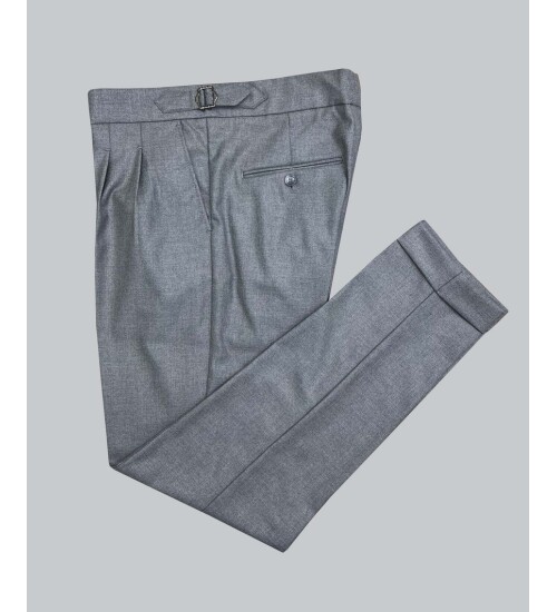 SUIT SARTORIA ÇİFT PİLE GRİ PANTOLON 1121