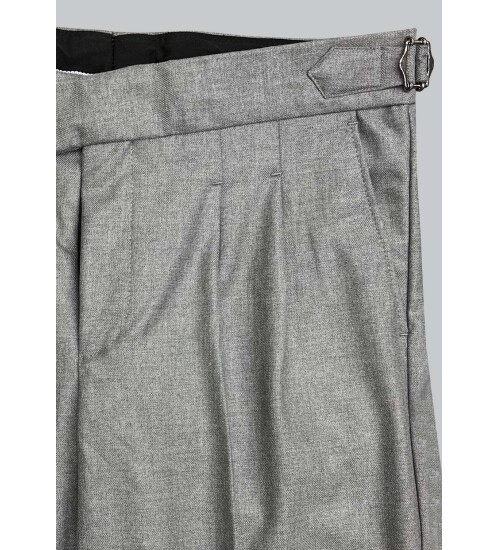 SUIT SARTORIA ÇİFT PİLE GRİ PANTOLON 1121
