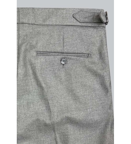 SUIT SARTORIA ÇİFT PİLE GRİ PANTOLON 1121