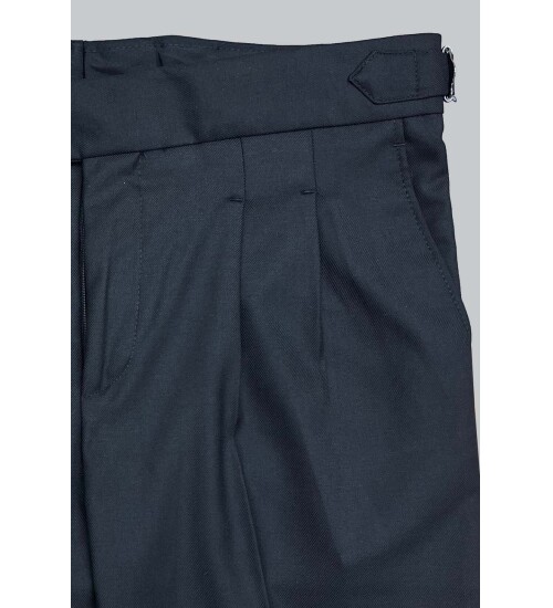 SUIT SARTORIA ÇİFT PİLE SİYAH PANTOLON 1121