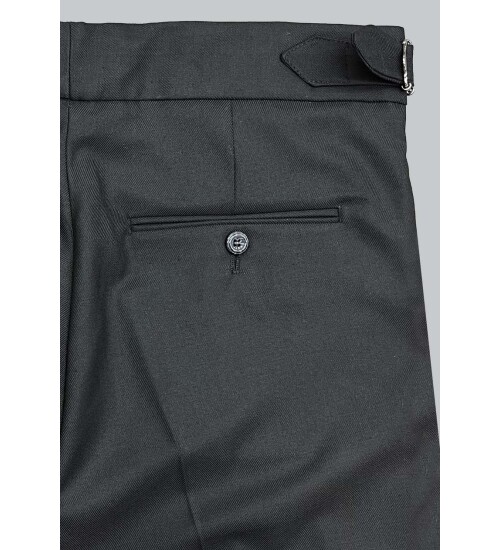 SUIT SARTORIA ÇİFT PİLE SİYAH PANTOLON 1121