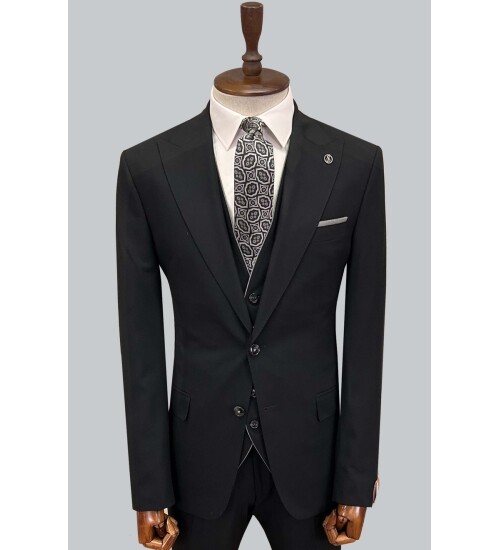 SUIT SARTORIA BLACK SUIT 2581
