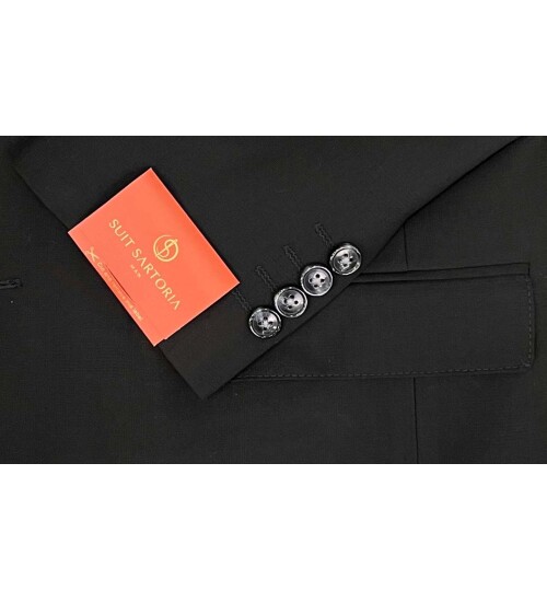 SUIT SARTORIA BLACK SUIT 2581