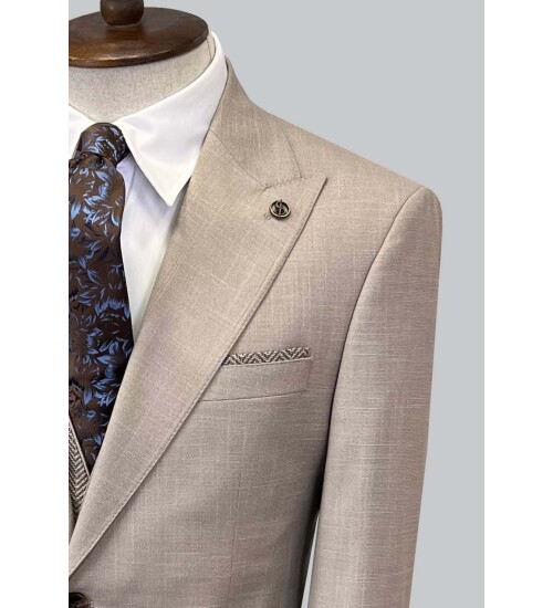 SUIT SARTORIA BEJ TAKIM ELBİSE 2571
