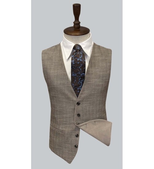 SUIT SARTORIA BEJ TAKIM ELBİSE 2571