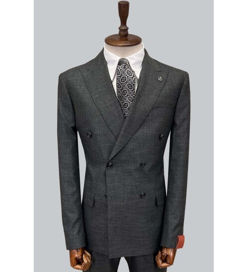 SUIT SARTORIA KOYU GRİ KRUVAZE TAKIM ELBİSE 2569