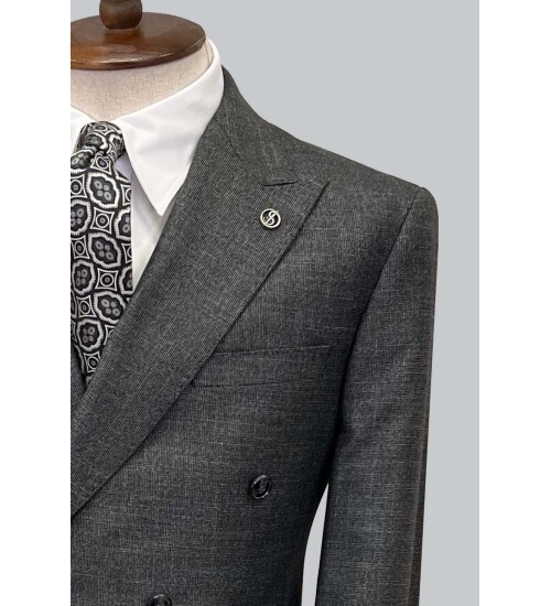 SUIT SARTORIA KOYU GRİ KRUVAZE TAKIM ELBİSE 2569