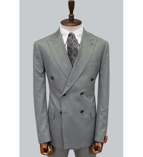 SUIT SARTORIA GRİ KRUVAZE TAKIM ELBİSE 2569