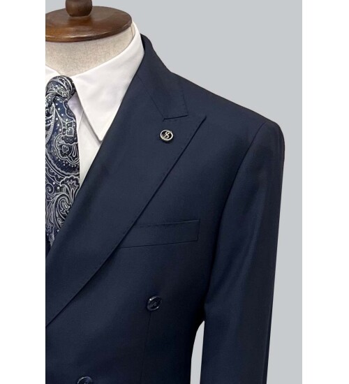 SUIT SARTORIA LACİVERT KRUVAZE TAKIM ELBİSE 2569