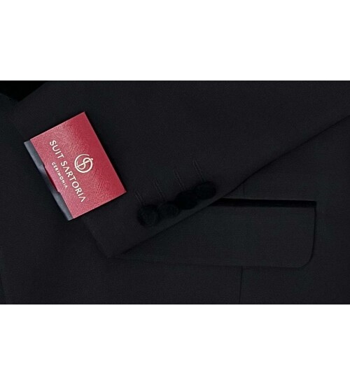 SUIT SARTORIA BLACK TUXEDO 5329