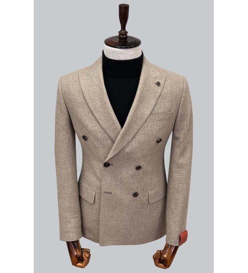 SUIT SARTORIA KRUVAZE BEJ CEKET 4533