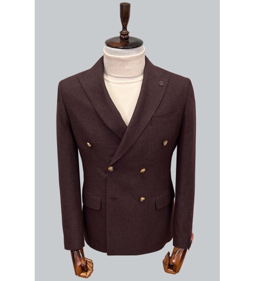 SUIT SARTORIA KRUVAZE BORDO CEKET 4533