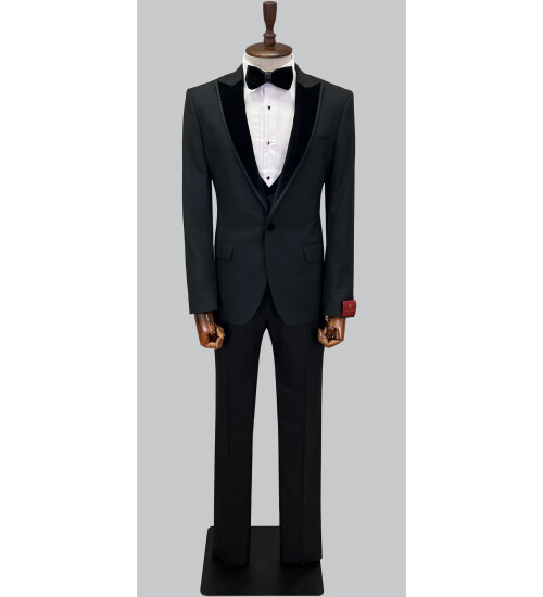 SUIT SARTORIA BLACK TUXEDO 5064