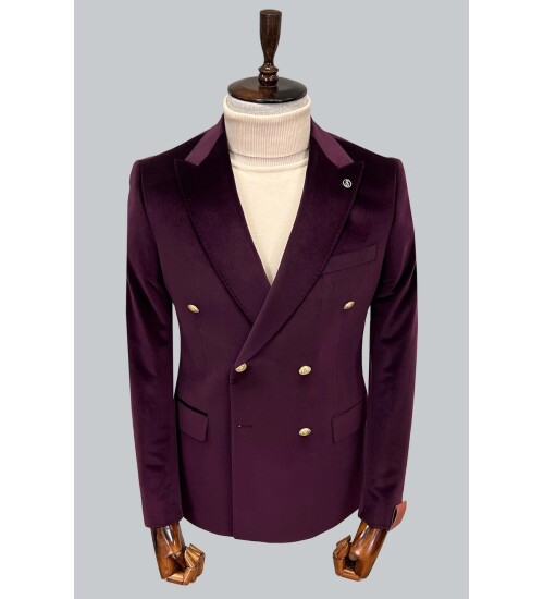 SUIT SARTORIA MOR KADİFE CEKET 4367
