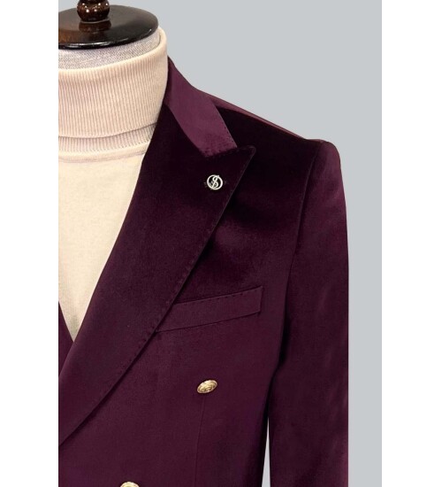 SUIT SARTORIA MOR KADİFE CEKET 4367