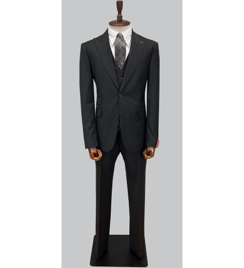 SUIT SARTORIA BLACK SUIT 2523