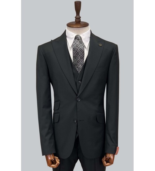 SUIT SARTORIA BLACK SUIT 2523