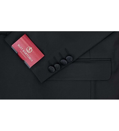 SUIT SARTORIA BLACK TUXEDO 5062