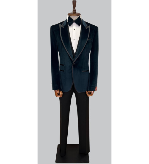SUIT SARTORIA YEŞİL KADİFE DAMATLIK 5580
