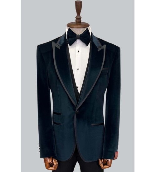 SUIT SARTORIA YEŞİL KADİFE DAMATLIK 5580