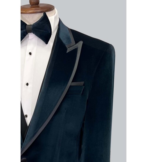 SUIT SARTORIA YEŞİL KADİFE DAMATLIK 5580