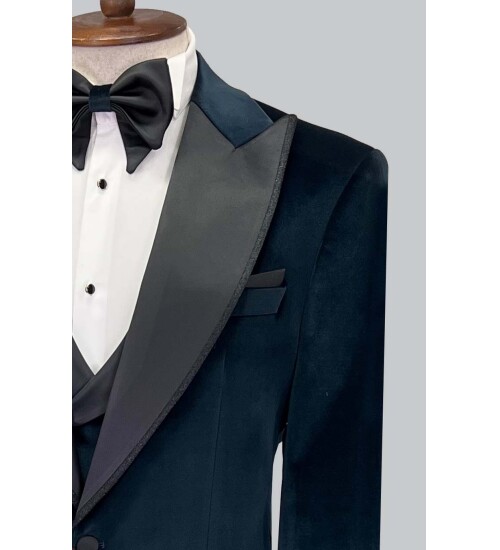 SUIT SARTORIA YEŞİL KADİFE DAMATLIK 5582