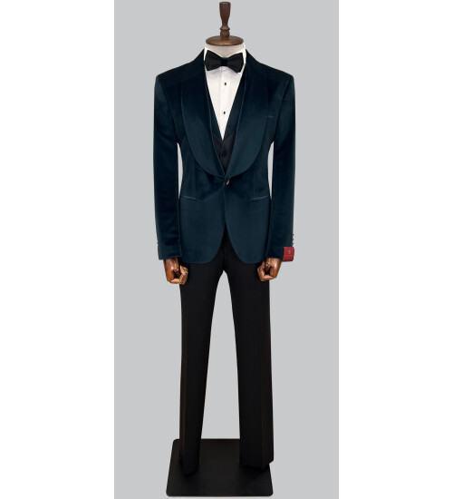 SUIT SARTORIA YEŞİL KADİFE DAMATLIK 5581